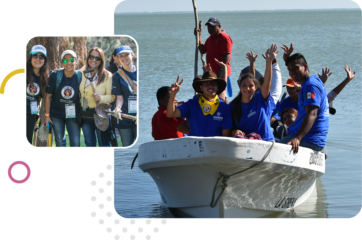 Imagen de personas haciendo voluntariado